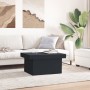 Black engineered wood coffee table 100x55x40 cm by vidaXL, Coffee table - Ref: Foro24-840871, Price: 84,97 €, Discount: %