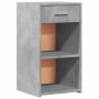 Mesitas noche 2 uds madera ingeniería gris hormigón 35x34x65 cm de vidaXL, Mesitas de noche - Ref: Foro24-840583, Precio: 68,...