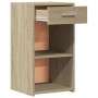 Mesitas noche 2 uds madera ingeniería roble Sonoma 35x34x65 cm de vidaXL, Mesitas de noche - Ref: Foro24-840581, Precio: 69,1...