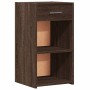 Oak brown engineered wood bedside table 35x34x65 cm by vidaXL, Nightstands - Ref: Foro24-840588, Price: 48,29 €, Discount: %