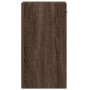 Oak brown engineered wood bedside table 35x34x65 cm by vidaXL, Nightstands - Ref: Foro24-840588, Price: 48,29 €, Discount: %