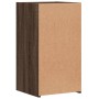 Oak brown engineered wood bedside table 35x34x65 cm by vidaXL, Nightstands - Ref: Foro24-840588, Price: 48,29 €, Discount: %