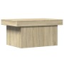 Mesa de centro madera de ingeniería roble Sonoma 80x55x40 cm de vidaXL, Mesas de centro - Ref: Foro24-840865, Precio: 69,39 €...