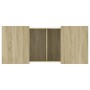 Mesa de centro madera de ingeniería roble Sonoma 80x55x40 cm de vidaXL, Mesas de centro - Ref: Foro24-840865, Precio: 69,39 €...