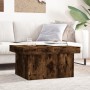 Smoked oak engineered wood coffee table 80x55x40 cm by vidaXL, Coffee table - Ref: Foro24-840867, Price: 78,36 €, Discount: %