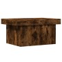 Smoked oak engineered wood coffee table 80x55x40 cm by vidaXL, Coffee table - Ref: Foro24-840867, Price: 78,36 €, Discount: %