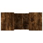 Smoked oak engineered wood coffee table 80x55x40 cm by vidaXL, Coffee table - Ref: Foro24-840867, Price: 78,36 €, Discount: %