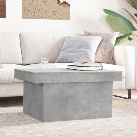 Mesa de centro madera de ingeniería gris hormigón 100x55x40 cm de vidaXL, Mesas de centro - Ref: Foro24-840873, Precio: 82,99...