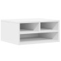 Soporte de impresora madera ingeniería blanco 49x40x22,5 cm de vidaXL, Soportes para impresoras - Ref: Foro24-840590, Precio:...