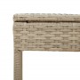 Sun lounger with hood and light gray synthetic rattan table by vidaXL, Loungers - Ref: Foro24-368202, Price: 225,01 €, Discou...