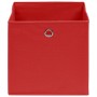 Storage boxes 10 pcs red fabric 32x32x32 cm by vidaXL, Storage baskets - Ref: Foro24-288363, Price: 45,29 €, Discount: %