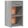 Mesita de noche madera de ingeniería gris Sonoma 35x34x65 cm de vidaXL, Mesitas de noche - Ref: Foro24-840586, Precio: 48,25 ...