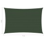 Sail awning HDPE dark green 160 g/m² 6x7 m by vidaXL, Umbrellas - Ref: Foro24-311469, Price: 75,54 €, Discount: %