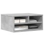 Soporte impresora madera ingeniería gris hormigón 49x40x22,5 cm de vidaXL, Soportes para impresoras - Ref: Foro24-840593, Pre...