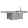 Mesa de centro madera de ingeniería gris Sonoma 100x55x40 cm de vidaXL, Mesas de centro - Ref: Foro24-840875, Precio: 95,82 €...