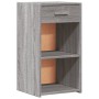 Mesitas noche 2 uds madera ingeniería gris Sonoma 35x34x65 cm de vidaXL, Mesitas de noche - Ref: Foro24-840587, Precio: 70,99...