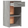 Nachttische 2 Einheiten Sonomagraues Holzwerkstoff 35x34x65 cm von vidaXL, Nachttische - Ref: Foro24-840587, Preis: 70,48 €, ...