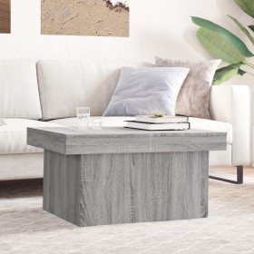 Mesa de centro madera de ingeniería gris Sonoma 80x55x40 cm de vidaXL, Mesas de centro - Ref: Foro24-840868, Precio: 80,99 €,...