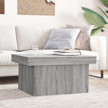 Mesa de centro madera de ingeniería gris Sonoma 80x55x40 cm de vidaXL, Mesas de centro - Ref: Foro24-840868, Precio: 80,49 €,...