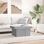 Sonoma gray engineered wood coffee table 80x55x40 cm by vidaXL, Coffee table - Ref: Foro24-840868, Price: 80,49 €, Discount: %