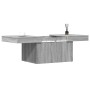 Mesa de centro madera de ingeniería gris Sonoma 80x55x40 cm de vidaXL, Mesas de centro - Ref: Foro24-840868, Precio: 80,99 €,...