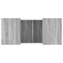 Mesa de centro madera de ingeniería gris Sonoma 80x55x40 cm de vidaXL, Mesas de centro - Ref: Foro24-840868, Precio: 80,99 €,...