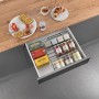 Metaltex 4-tier extendable spice rack X-Pand 2 pieces black by Metaltex, spice racks - Ref: Foro24-447602, Price: 26,83 €, Di...