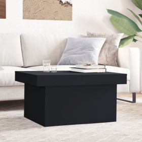 Mesa de centro madera de ingeniería negro 80x55x40 cm de vidaXL, Mesas de centro - Ref: Foro24-840864, Precio: 71,99 €, Descu...