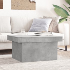 Mesa de centro madera de ingeniería gris hormigón 80x55x40 cm de vidaXL, Mesas de centro - Ref: Foro24-840866, Precio: 69,99 ...