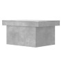 Engineered wood gray concrete coffee table 80x55x40 cm by vidaXL, Coffee table - Ref: Foro24-840866, Price: 69,99 €, Discount: %