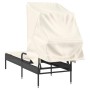 Sun lounger with black synthetic rattan hood by vidaXL, Loungers - Ref: Foro24-368188, Price: 204,99 €, Discount: %