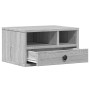 Soporte impresora madera ingeniería gris Sonoma 40x32x22,5 cm de vidaXL, Soportes para impresoras - Ref: Foro24-840609, Preci...