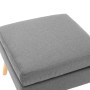 Light gray fabric footstool by vidaXL, Ottomans - Ref: Foro24-288733, Price: 90,69 €, Discount: %