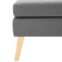 Light gray fabric footstool by vidaXL, Ottomans - Ref: Foro24-288733, Price: 90,69 €, Discount: %