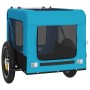 Pet Bicycle Trailer Iron Oxford Cloth Blue Black by vidaXL, pet strollers - Ref: Foro24-93911, Price: 82,10 €, Discount: %