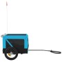 Pet Bicycle Trailer Iron Oxford Cloth Blue Black by vidaXL, pet strollers - Ref: Foro24-93911, Price: 82,10 €, Discount: %