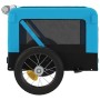 Haustier-Fahrradanhänger, Eisen-Oxford-Stoff, Blau, Schwarz von vidaXL, Kinderwagen für Haustiere - Ref: Foro24-93911, Preis:...