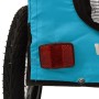 Haustier-Fahrradanhänger, Eisen-Oxford-Stoff, Blau, Schwarz von vidaXL, Kinderwagen für Haustiere - Ref: Foro24-93911, Preis:...