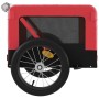 Remolque de bicicleta mascotas hierro tela Oxford rojo negro de vidaXL, Cochecitos para mascotas - Ref: Foro24-93915, Precio:...