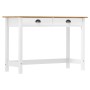 Mesa consola Hill con 2 cajones madera pino 110x45x74 cm de vidaXL, Mesas auxiliares - Ref: Foro24-288994, Precio: 95,09 €, D...