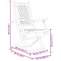 Folding garden chairs 2 units bamboo 53x66x99 cm by vidaXL, Garden chairs - Ref: Foro24-368038, Price: 179,89 €, Discount: %