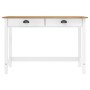 Mesa consola Hill con 2 cajones madera pino 110x45x74 cm de vidaXL, Mesas auxiliares - Ref: Foro24-288994, Precio: 95,09 €, D...