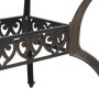 Garden dining set 5 pieces cast aluminum bronze by vidaXL, Garden sets - Ref: Foro24-3216316, Price: 990,78 €, Discount: %