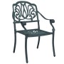 Green cast aluminum 3-piece bistro table and chairs by vidaXL, Garden sets - Ref: Foro24-3216340, Price: 427,99 €, Discount: %