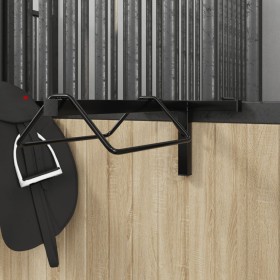 Black Iron Wall Mount Chair Holder by vidaXL, Saddle stands - Ref: Foro24-172429, Price: 39,94 €, Discount: %