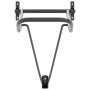 Soporte de silla montura de pared plegable hierro negro de vidaXL, Soportes para sillas de montar - Ref: Foro24-172436, Preci...