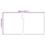 Toldo para balcón ratán sintético blanco 1000x90 cm de vidaXL, Paneles de vallas - Ref: Foro24-156293, Precio: 81,06 €, Descu...