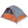 Family tent with waterproof dome 6 people gray orange by vidaXL, tents - Ref: Foro24-94557, Price: 110,99 €, Discount: %