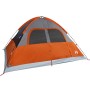 Tienda familiar con cúpula impermeable 6 personas gris naranja de vidaXL, Tiendas de campaña - Ref: Foro24-94557, Precio: 114...