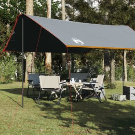 Graue und orangefarbene wasserdichte Campingplane 460 x 305 x 210 cm von vidaXL, Zelte - Ref: Foro24-94687, Preis: 54,99 €, R...